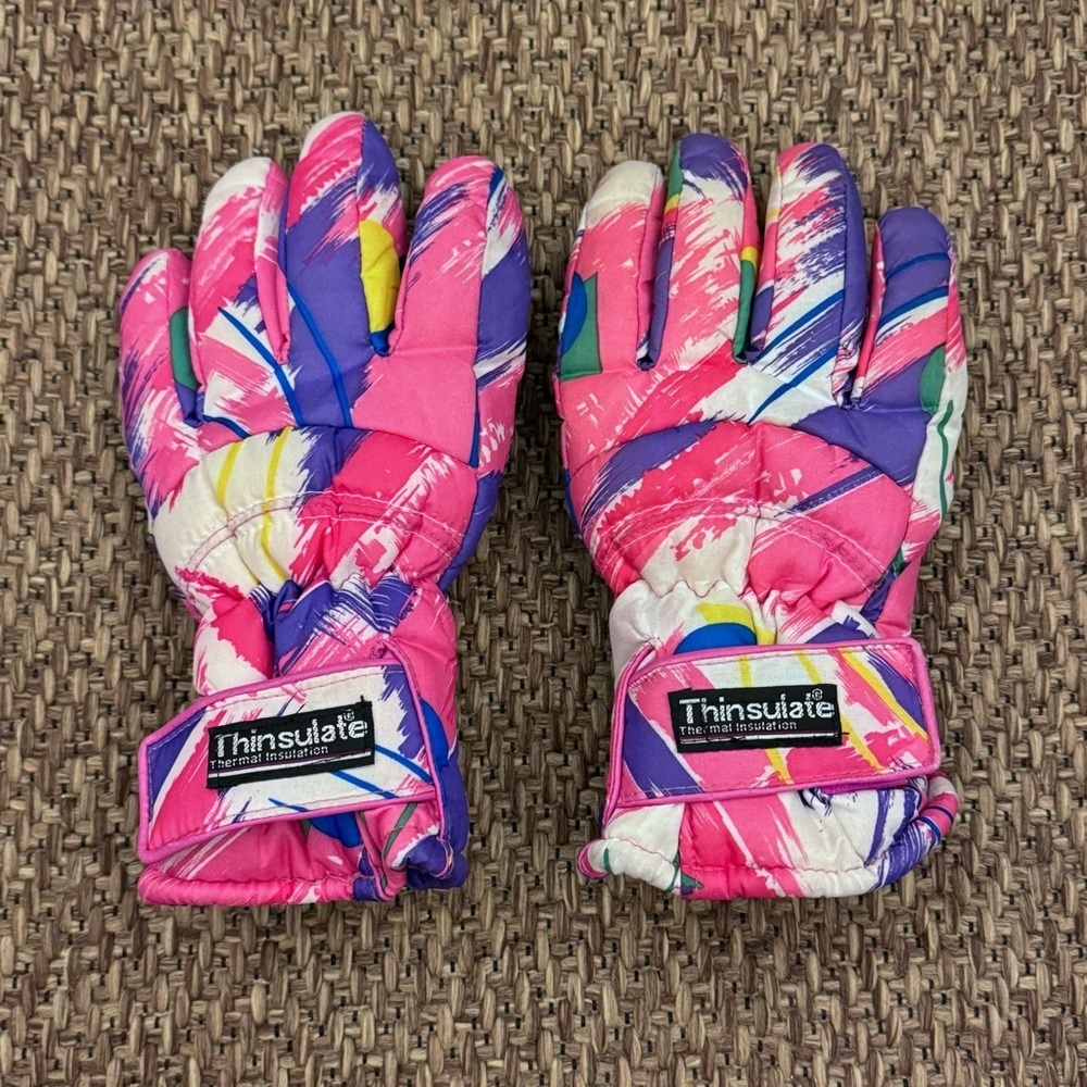Vintage 80s Thinsulate Winter Gloves